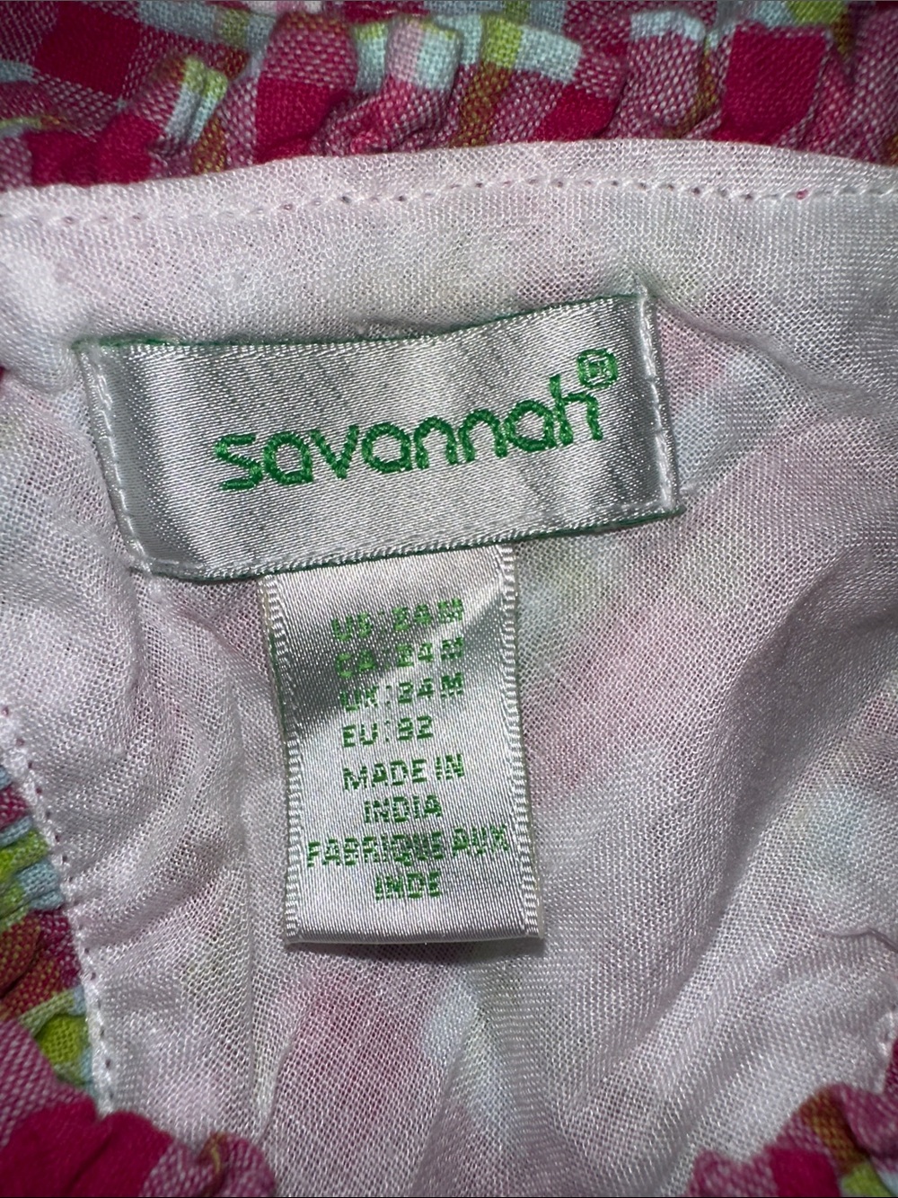 Savannah Babygirl Patchwork Sundress - Picture 7 of 7